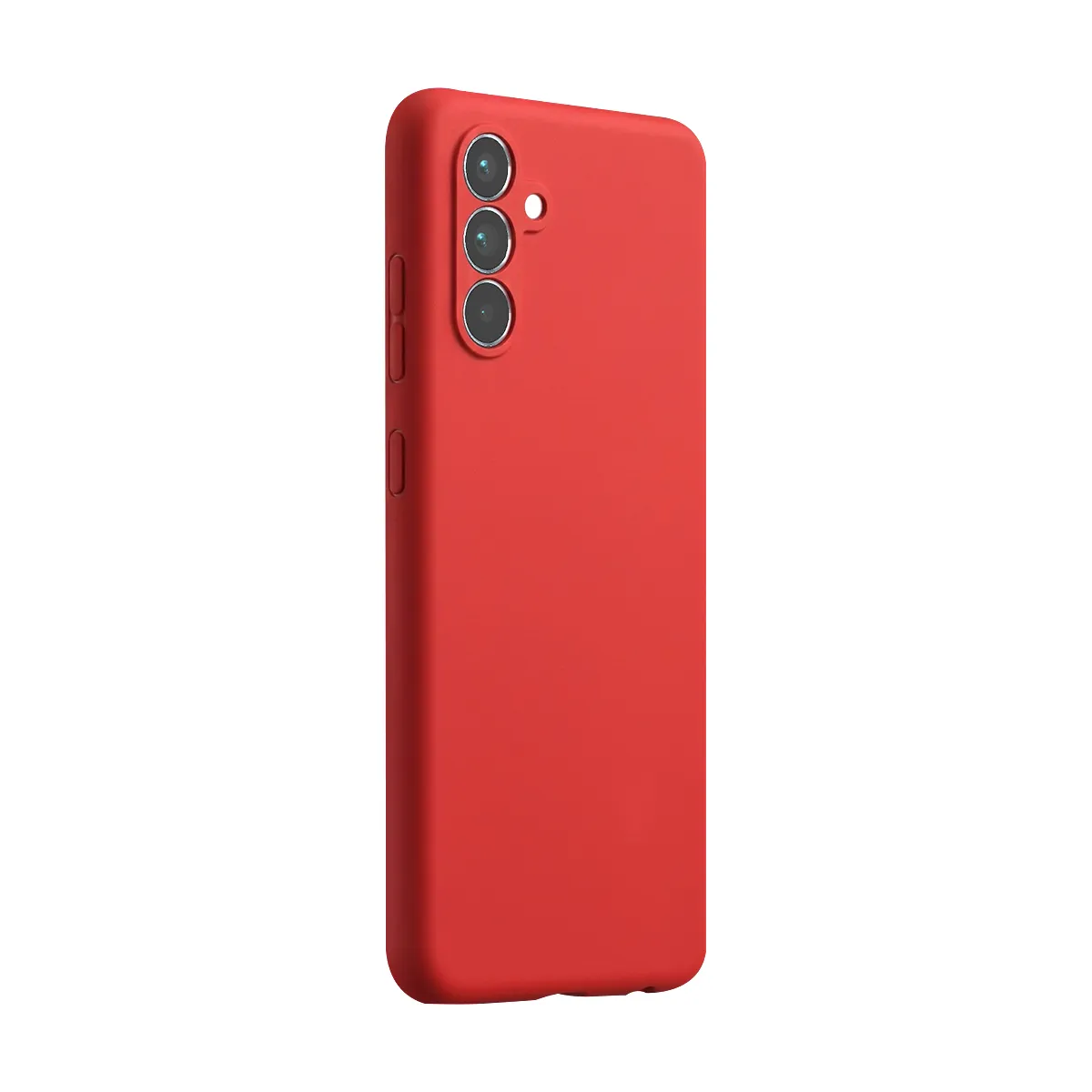 Bigben Rouge Connected Coque Pour Samsung Galaxy A55 5G En Silicone Softtouch Antichocs