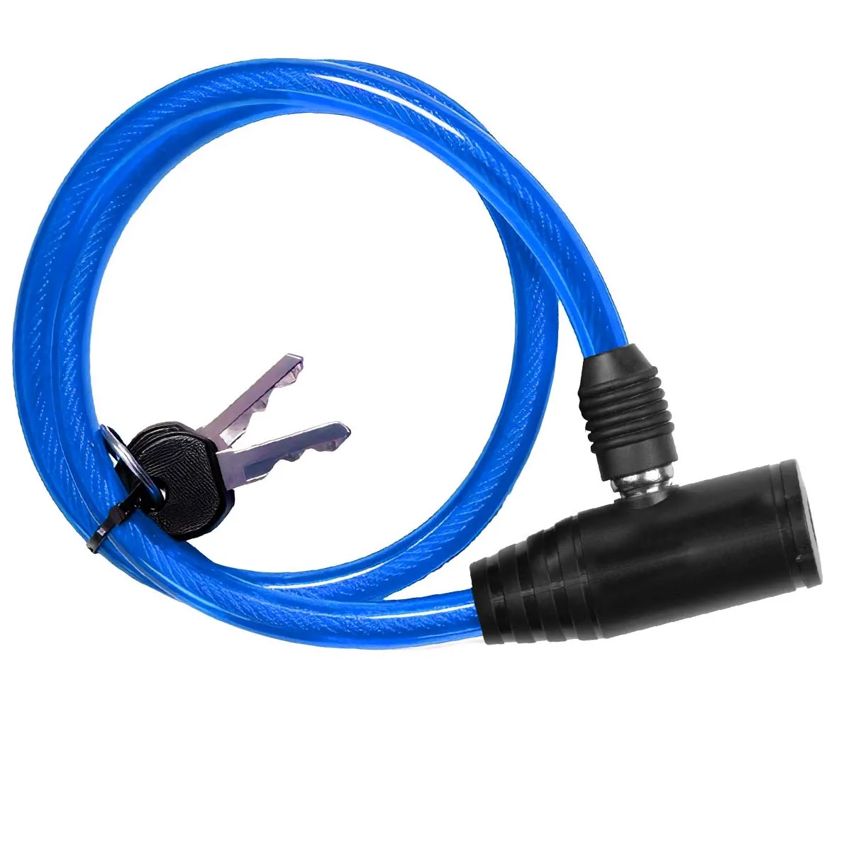 Avizar Bleu Câble Antivol Tête Ronde À Clé