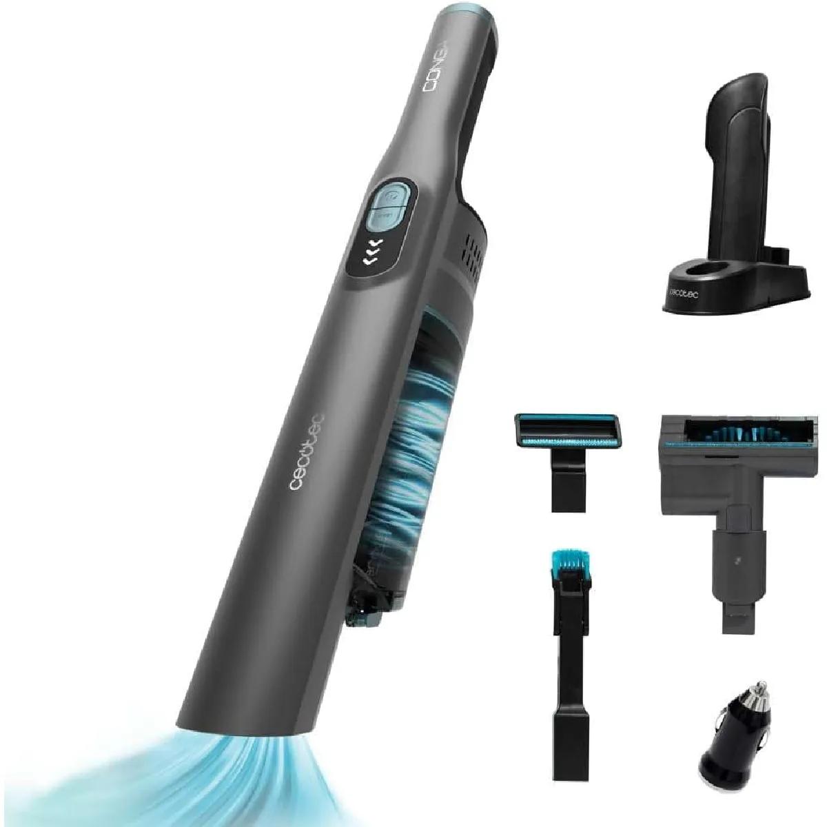 CECOTEC Aspirateur &agrave; main sans fil Noir