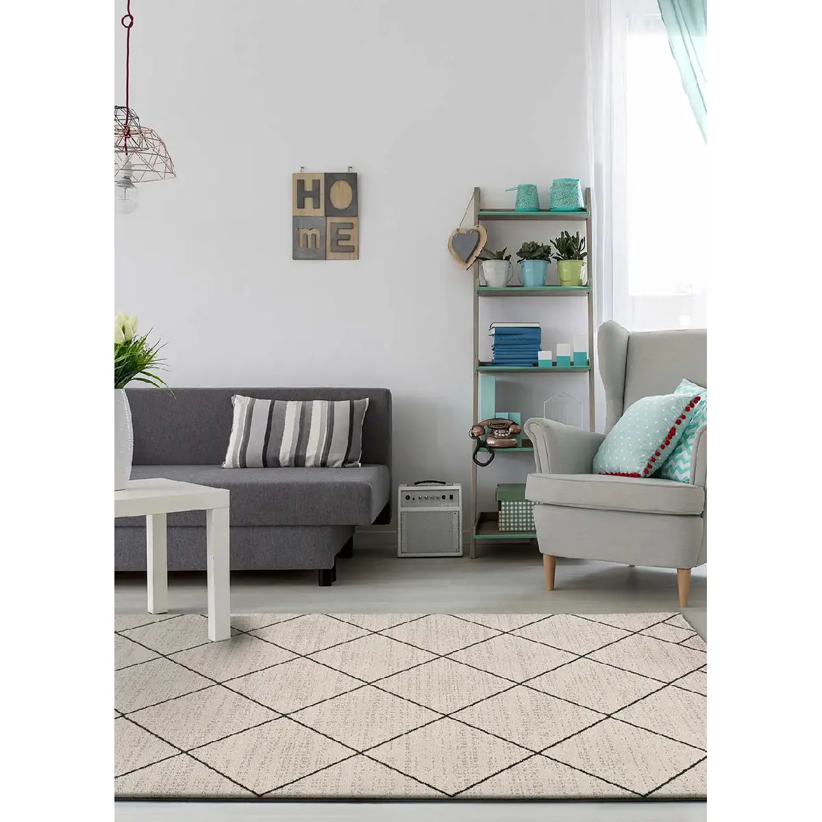 ATTICGO Tapis ethnique MALIKA 160x230 cm