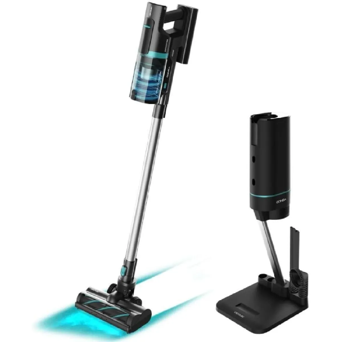 CECOTEC Aspirateur vertical 3-en-1 sans fil avec base autovidante