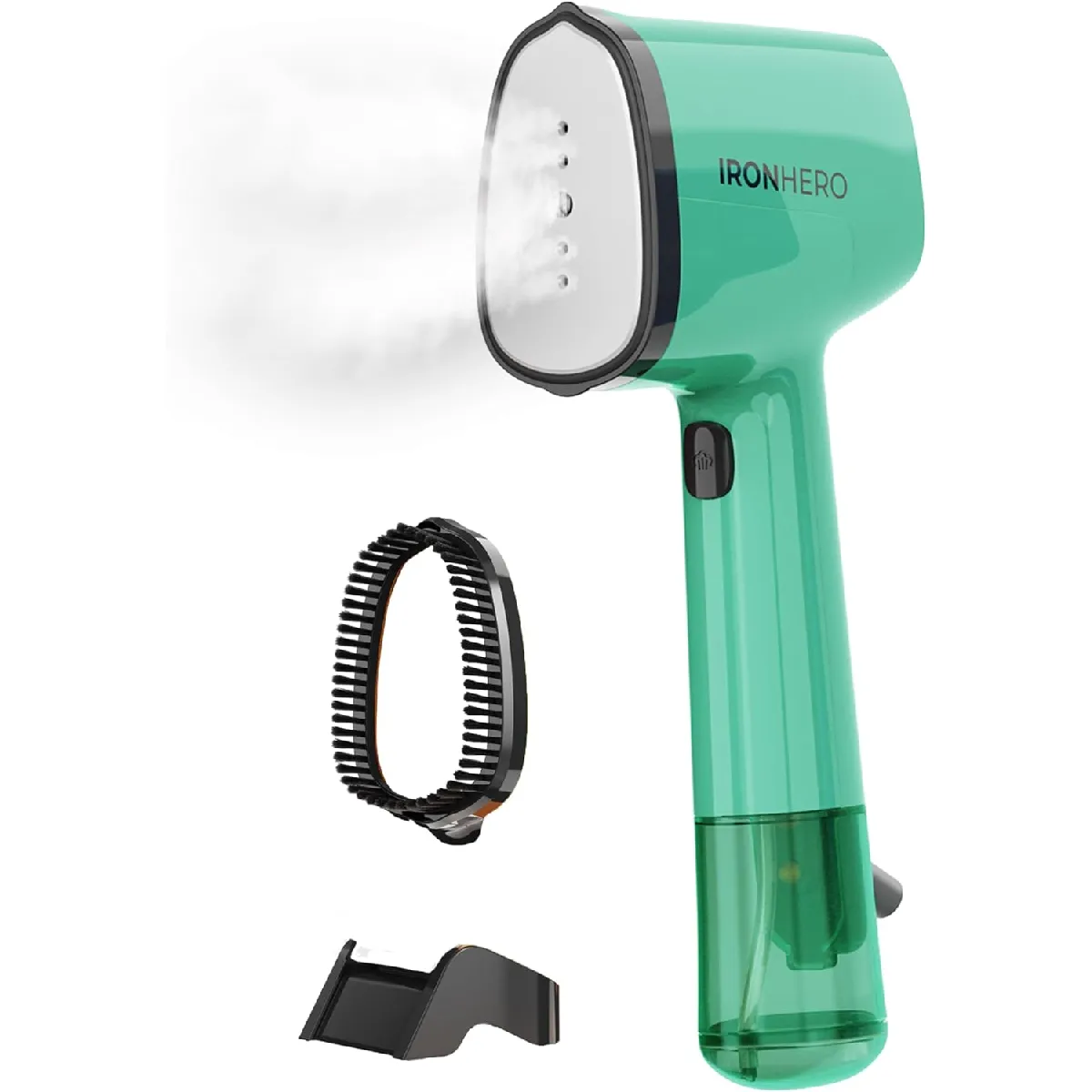 CECOTEC D&eacute;froisseur vapeur 1500W portable &agrave; semelle c&eacute;ramique vert