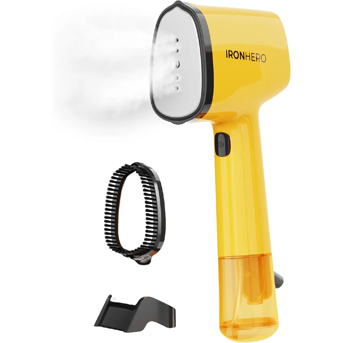 CECOTEC D&eacute;froisseur vapeur 1500W portable &agrave; semelle c&eacute;ramique Jaune