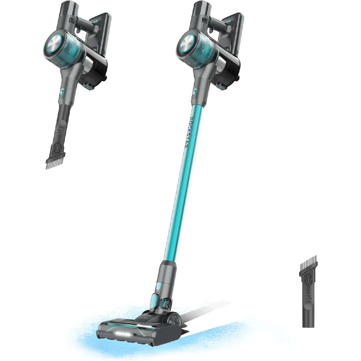 CECOTEC Aspirateur vertical sans sac pour sols durs