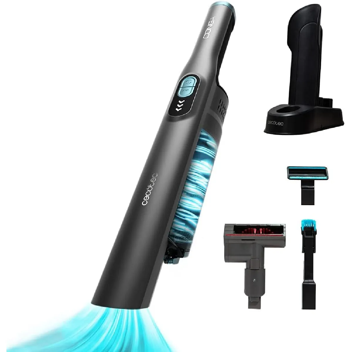 CECOTEC Aspirateur &agrave; main sans fil Noir / bleu