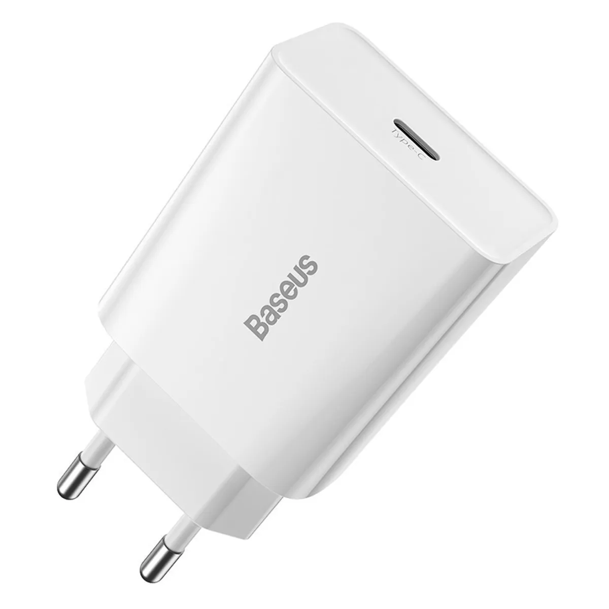 Baseus Blanc Chargeur Secteur Quick Charge 3A Avec Port Usb-C 20W