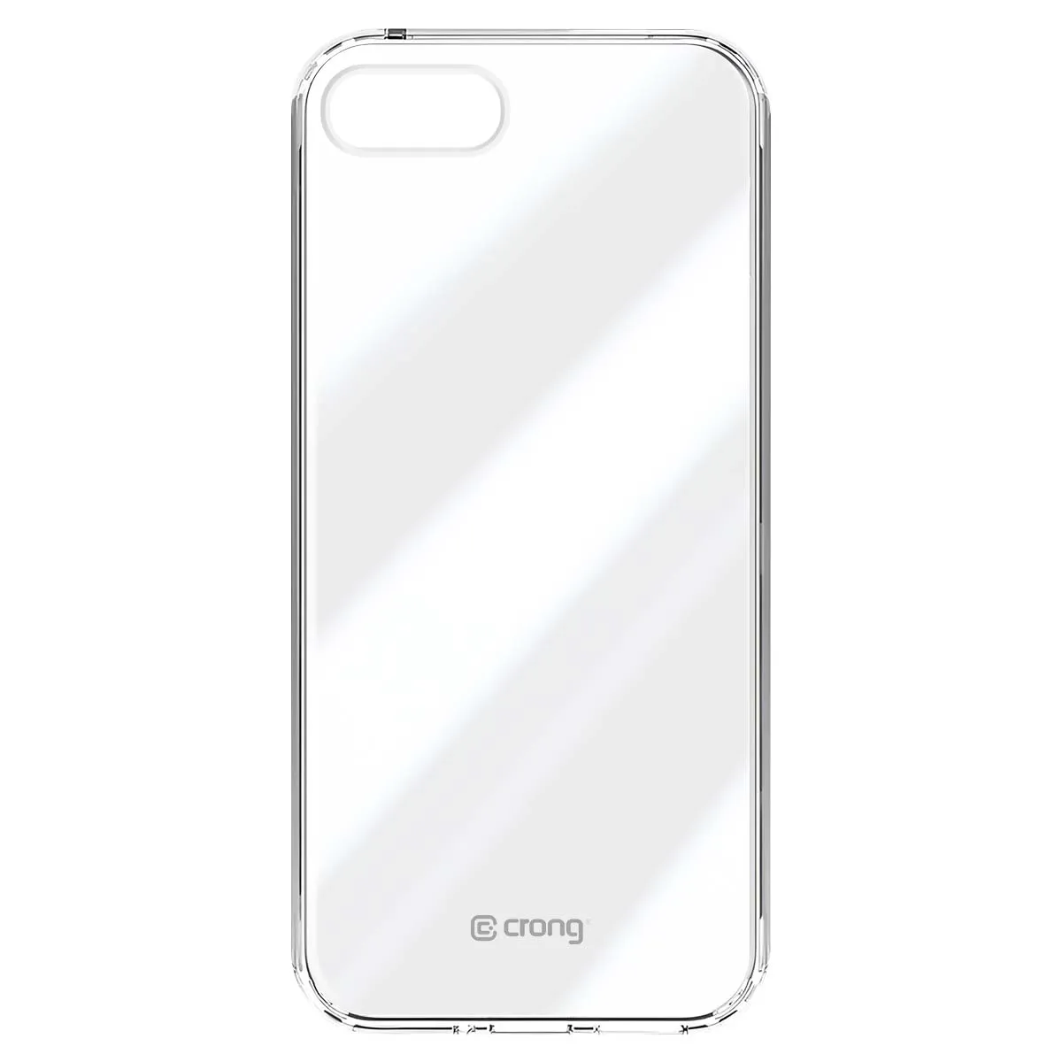 Crong Coque Crystal Slim Cover Pour Iphone Se 2022 / 2020 Et Iphone 8 Et 7 Transparent
