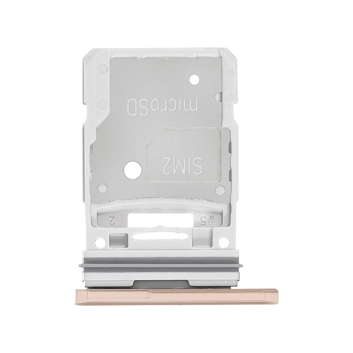 Avizar Orange Clappio Tiroir Carte Sim Compatible Pour Galaxy S20 Fe Dual Nano Sim