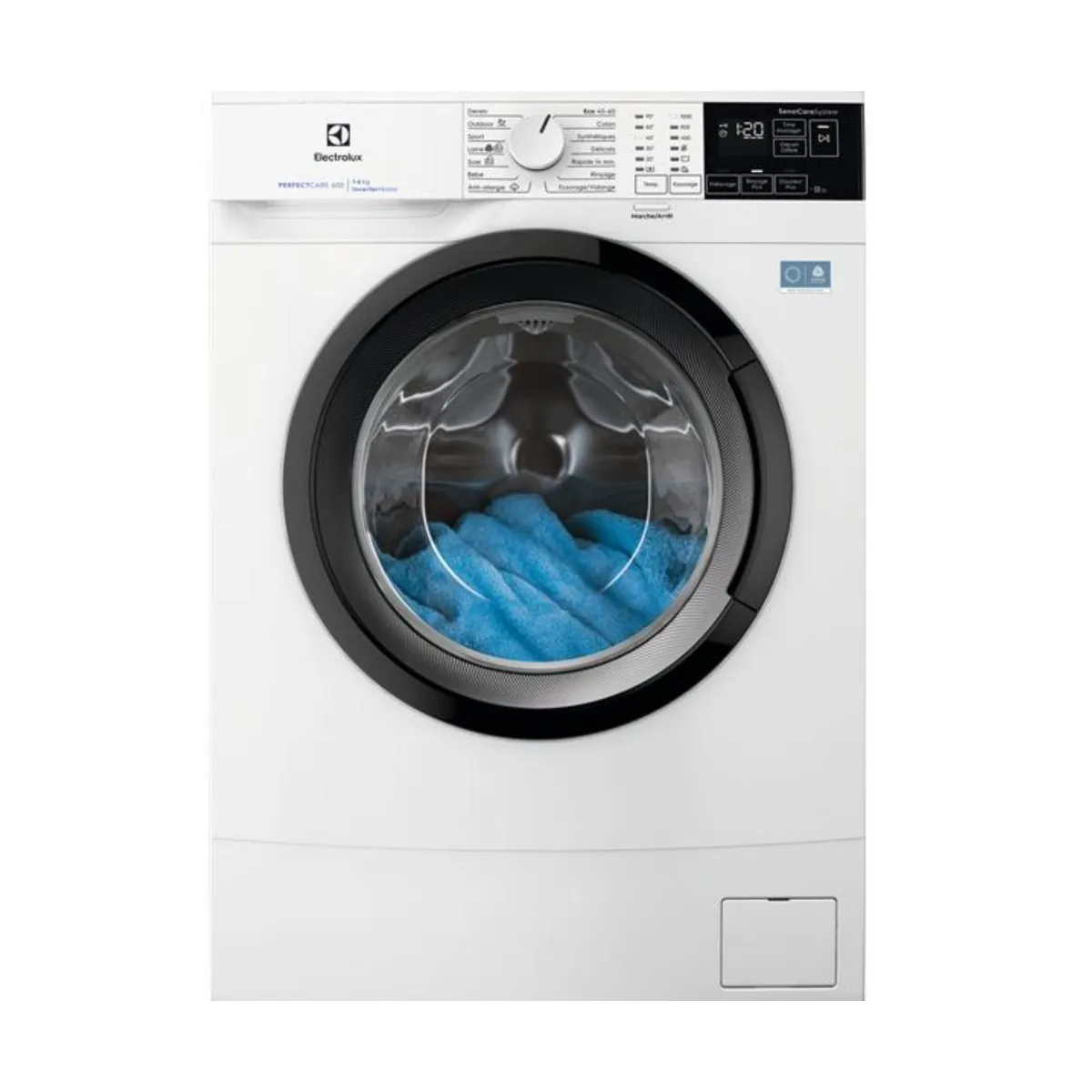 Lave linge hublot Slim Pose libre PerfectCare 600 6 kg ELECTROLUX EW6S1064NA Classe A - vue 3