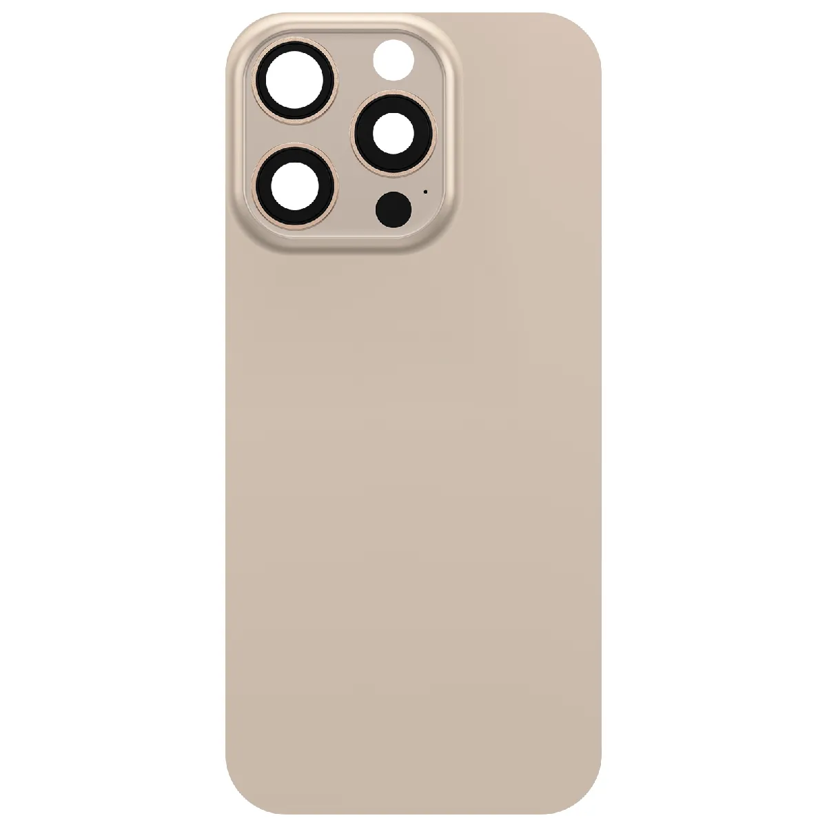 Avizar Doré Clappio Cache Batterie De Remplacement Pour Iphone 16 Pro Avec Adhésif Intégré E