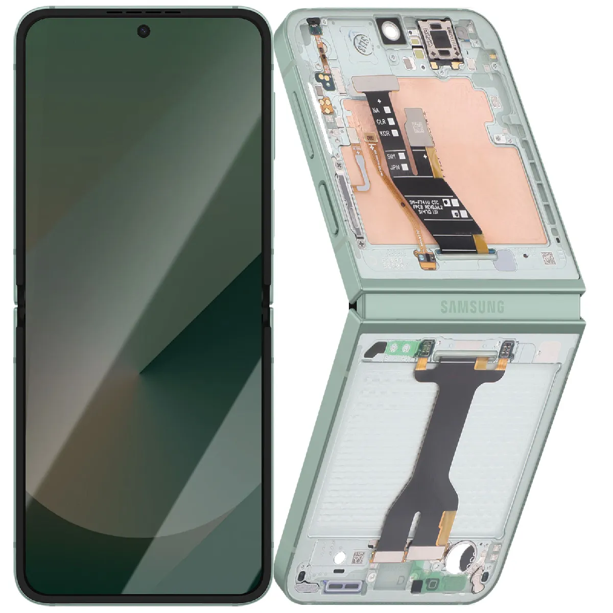 Samsung Écran Intérieur AMOLED Complet pour Galaxy Z Flip 6 Service Pack