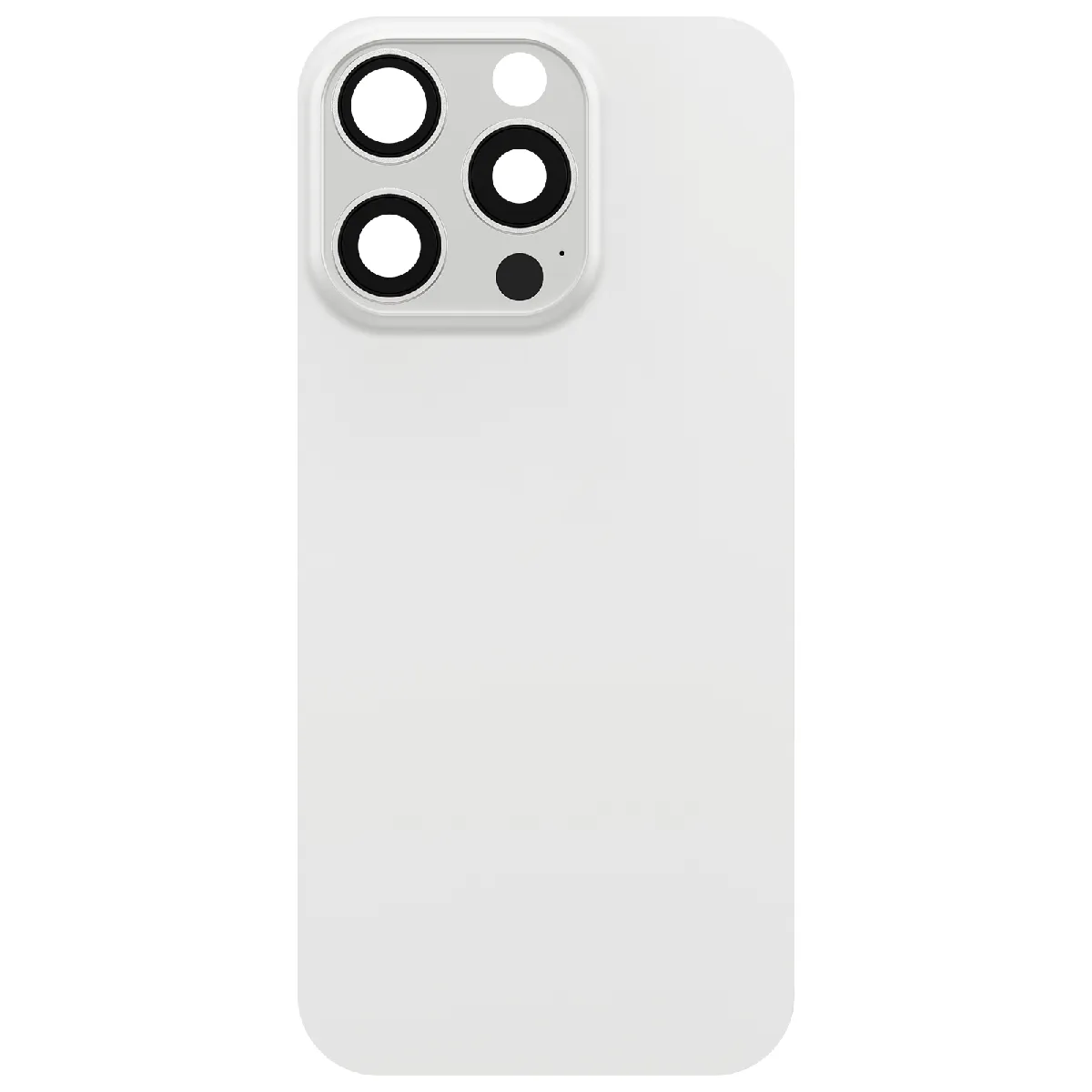 Clappio Blanc Cache Batterie De Remplacement Pour Iphone 16 Pro Avec Adhésif Intégré - Image 2