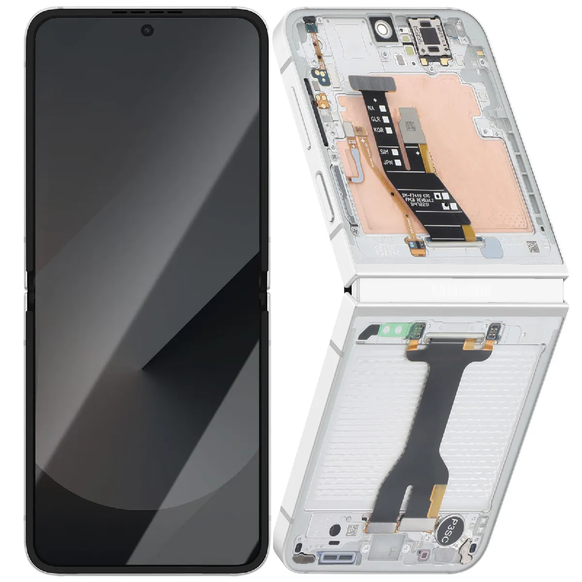 Samsung Écran Intérieur AMOLED Complet pour Galaxy Z Flip 6 Service Pack