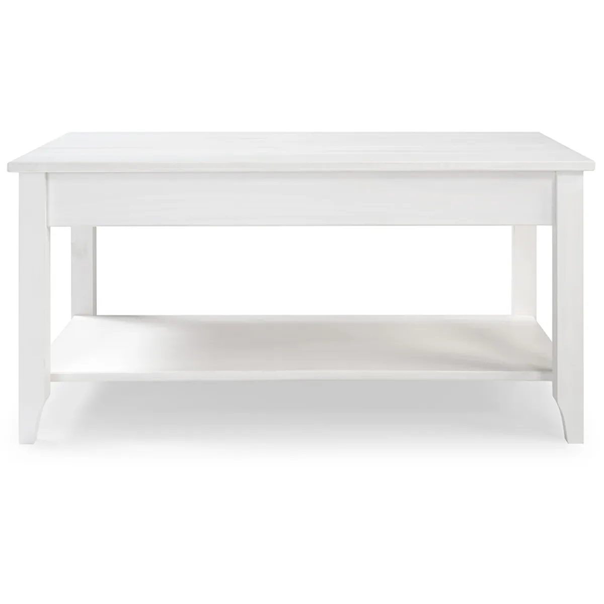 Meilleurs prix pour Table basse Table salon avec pieds coloris Blanc - Longueur 90 x Hauteur 45 x Profondeur 45 cm