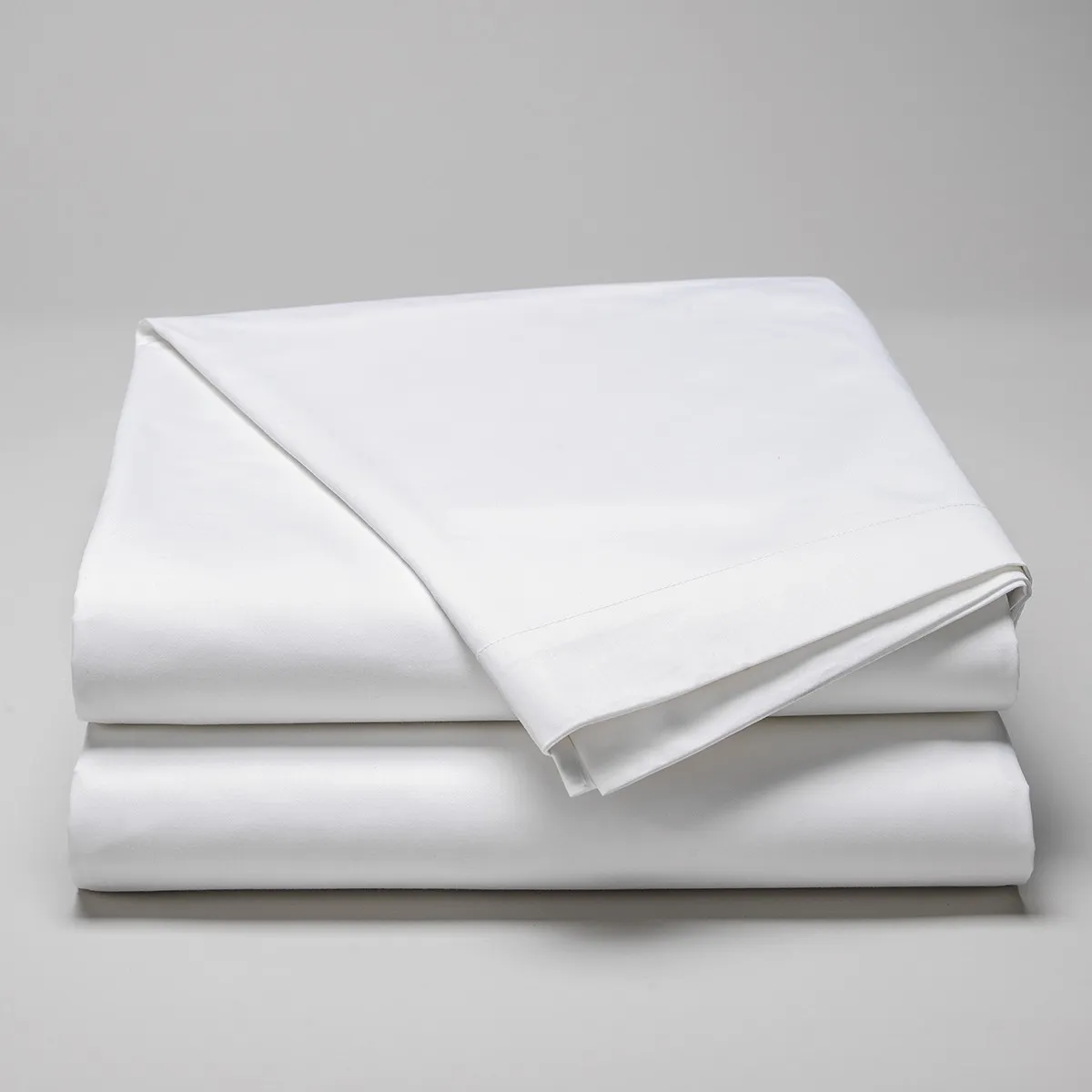 COTTON & CO Drap Plat en satin de coton bio 120 fils