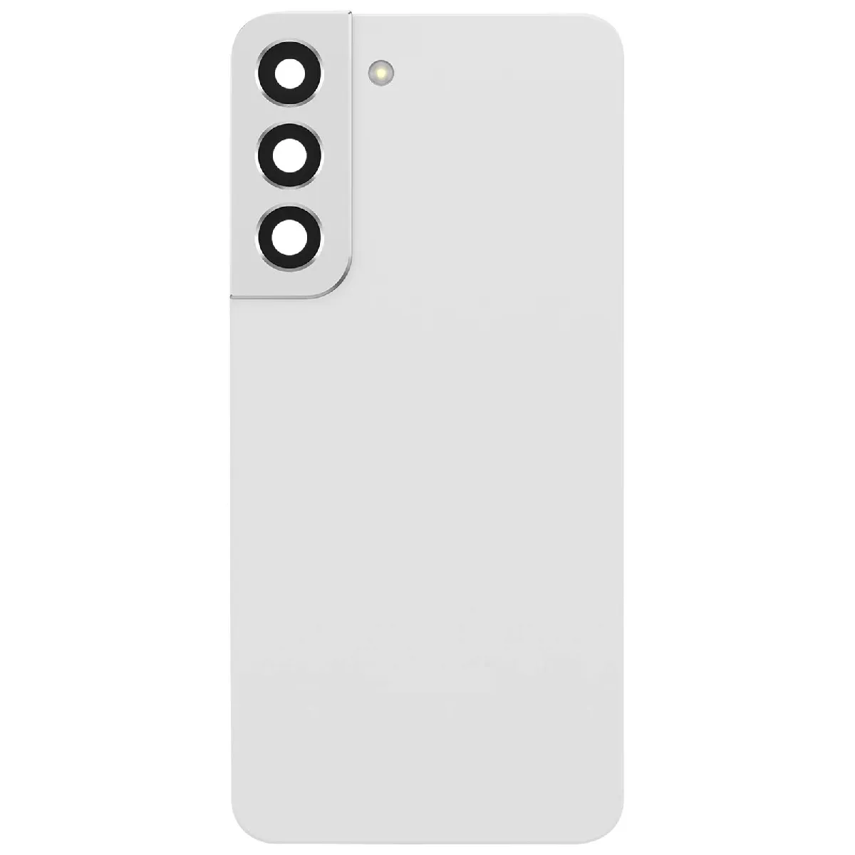 Avizar Blanc Clappio Cache Batterie De Remplacement Pour Galaxy S22 Avec Adhésif Intégré