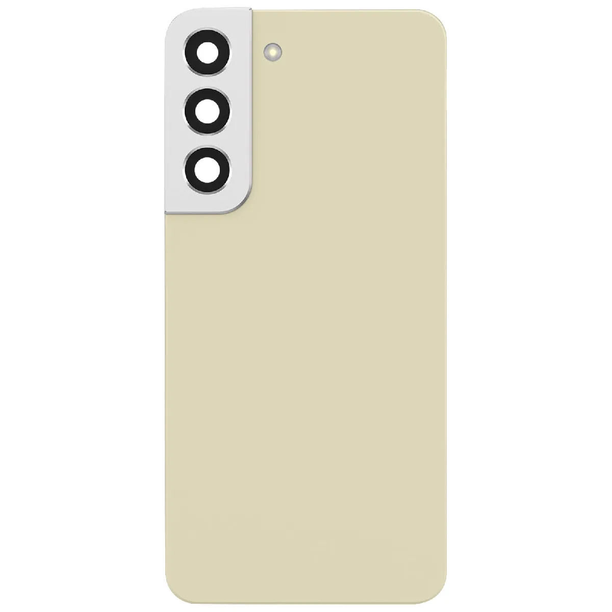 Avizar Beige Clappio Cache Batterie De Remplacement Pour Galaxy S22 Avec Adhésif Intégré