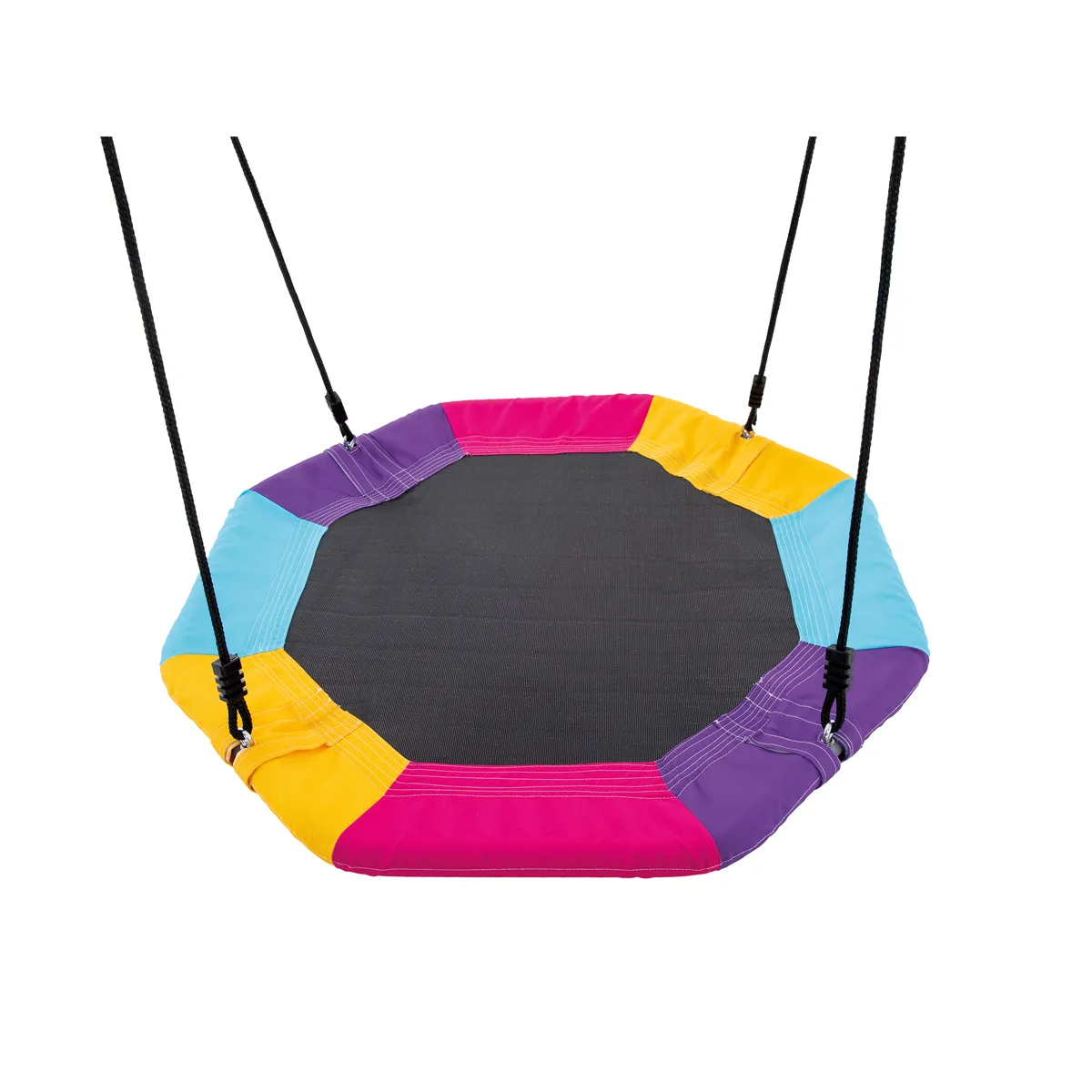 Relaxdays Tente Pour Balançoire Nid D'oiseau 90 Cm - Housse Imperméable Anti-UV Rouge-orange Pour Balançoire Rond, Abri De Jeu Extérieur