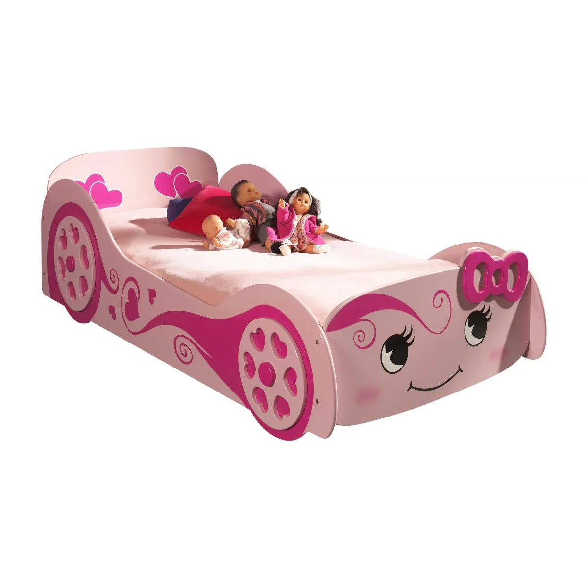 Vipack Funbeds Lit voiture Hello PrettyLit voiture Hello Pretty + Matelas Vipack Funbeds Lit voiture Hello PrettyLit voiture Hello Pretty + Matelas
