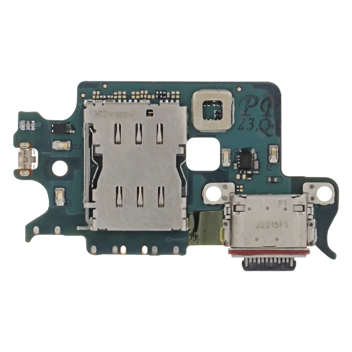 Avizar Vert Clappio Connecteur De Charge Usb-C + Sim + Micro Pour Galaxy S22