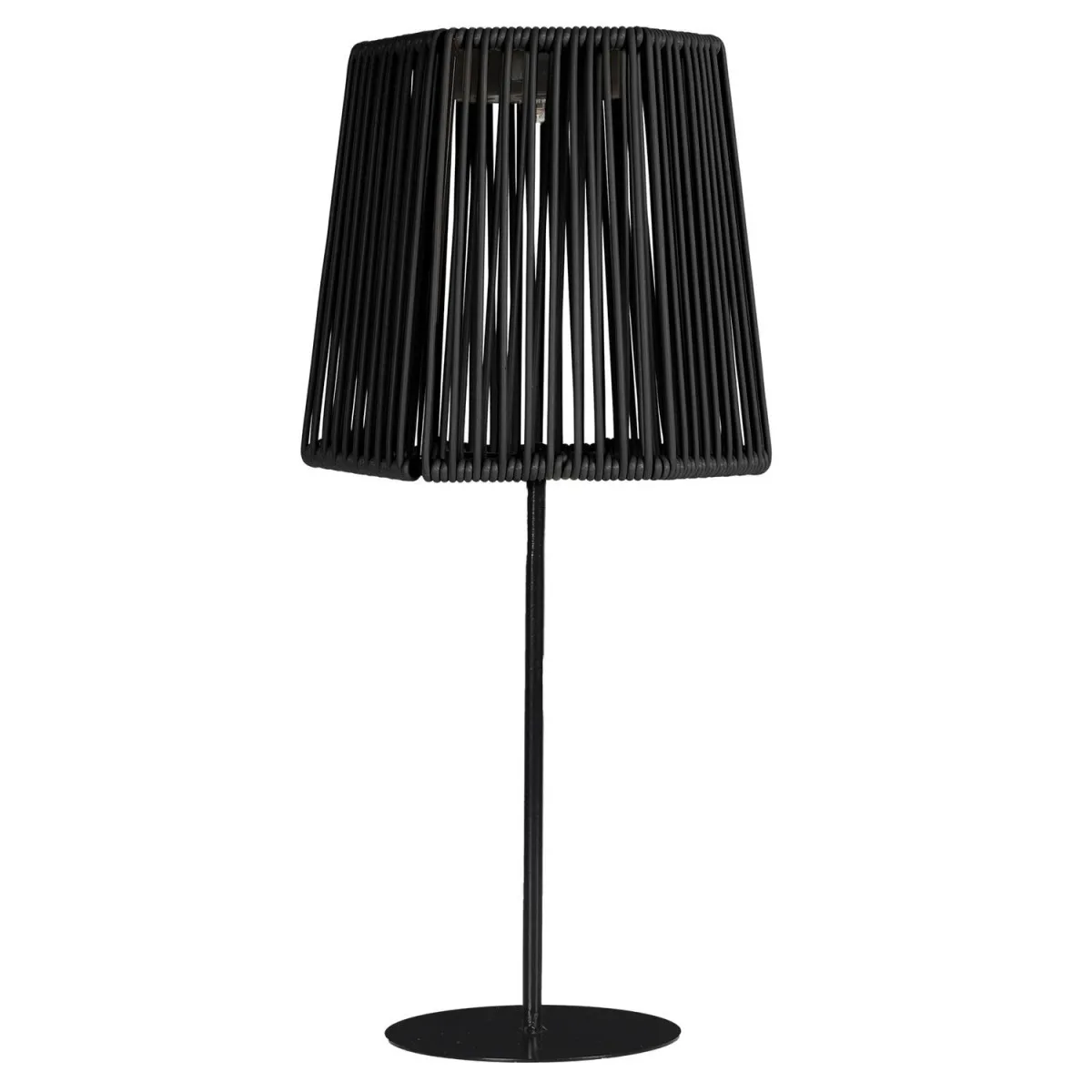 Lampe à Poser Extérieur Solaire Carmine 40cm Noir