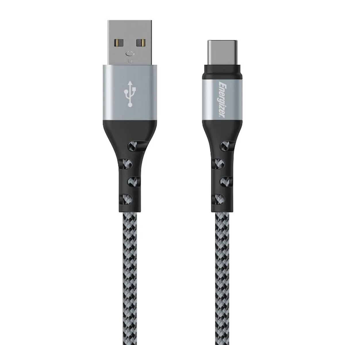 ENERGIZER Câble USB-A vers USB-C 2m Argent