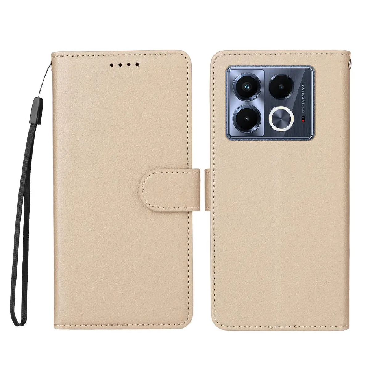 Flip Étui Pour infinix note 40 4G Fente pour crad Support de voiture ...