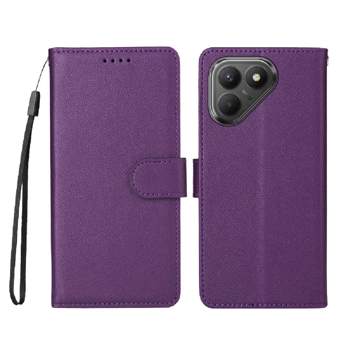 Tongez Étui Pour 7 Tecno Pova Portefeuille Chargement sans fil Fente ...