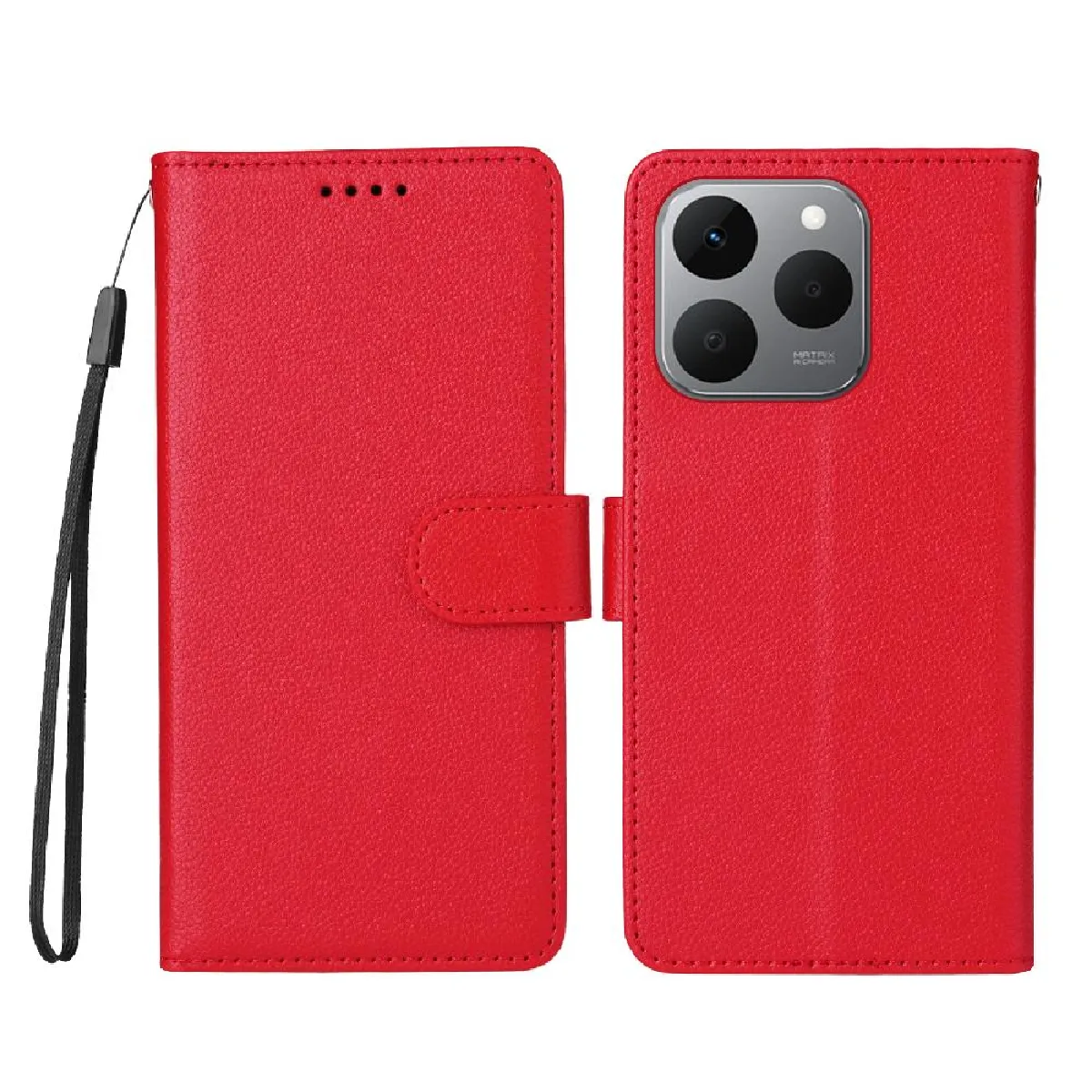 Flip Étui Pour Realme 15T Portefeuille Chargement sans fil Fente pour ...