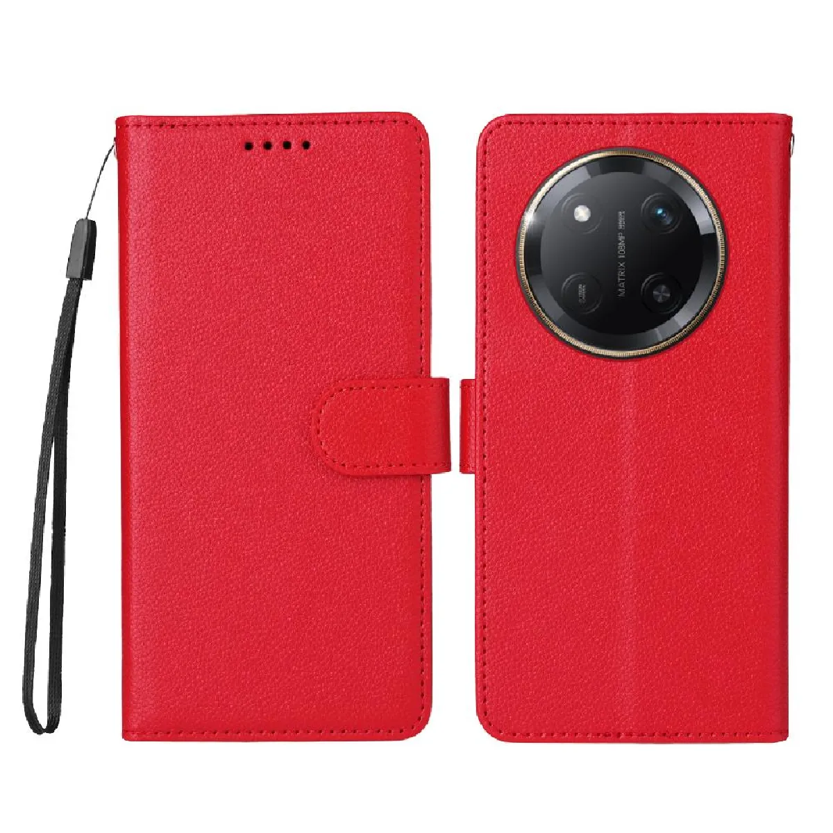 Flip Étui Pour Honor X9C 5G Chargement sans fil Support de voiture ...