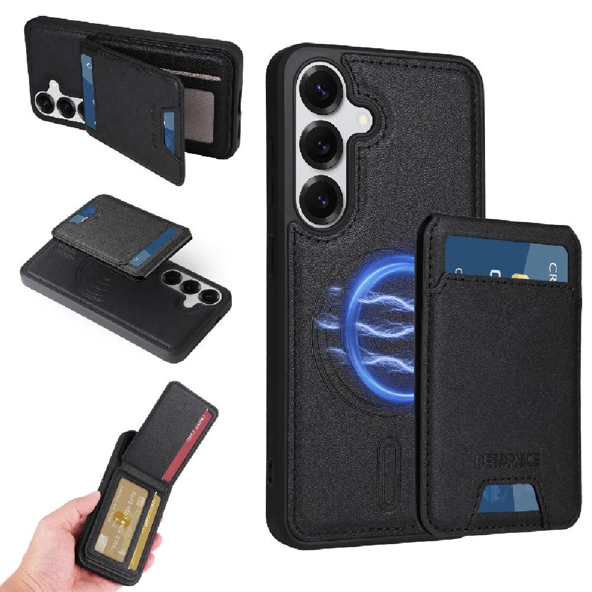 Étui Pour Samsung Galaxy S21 Plus Portefeuille Support de voiture ...