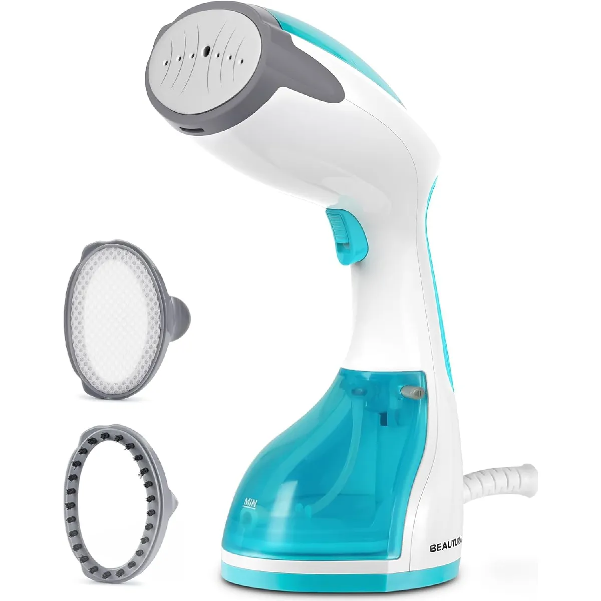 Vendos85 Bleu Défroisseur Vapeur 1200 W Avec Réservoir 260 Ml