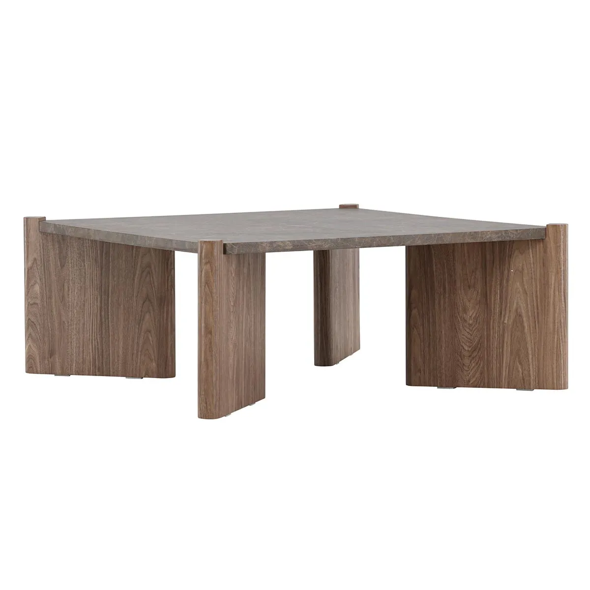 Paris Prix Marron Table Basse Effet Marbre Rogaland 100Cm