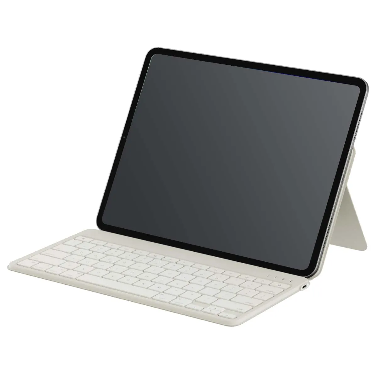 Satechi Beige Clavier Sans Fil Bluetooth Qwerty Onthego Avec Support