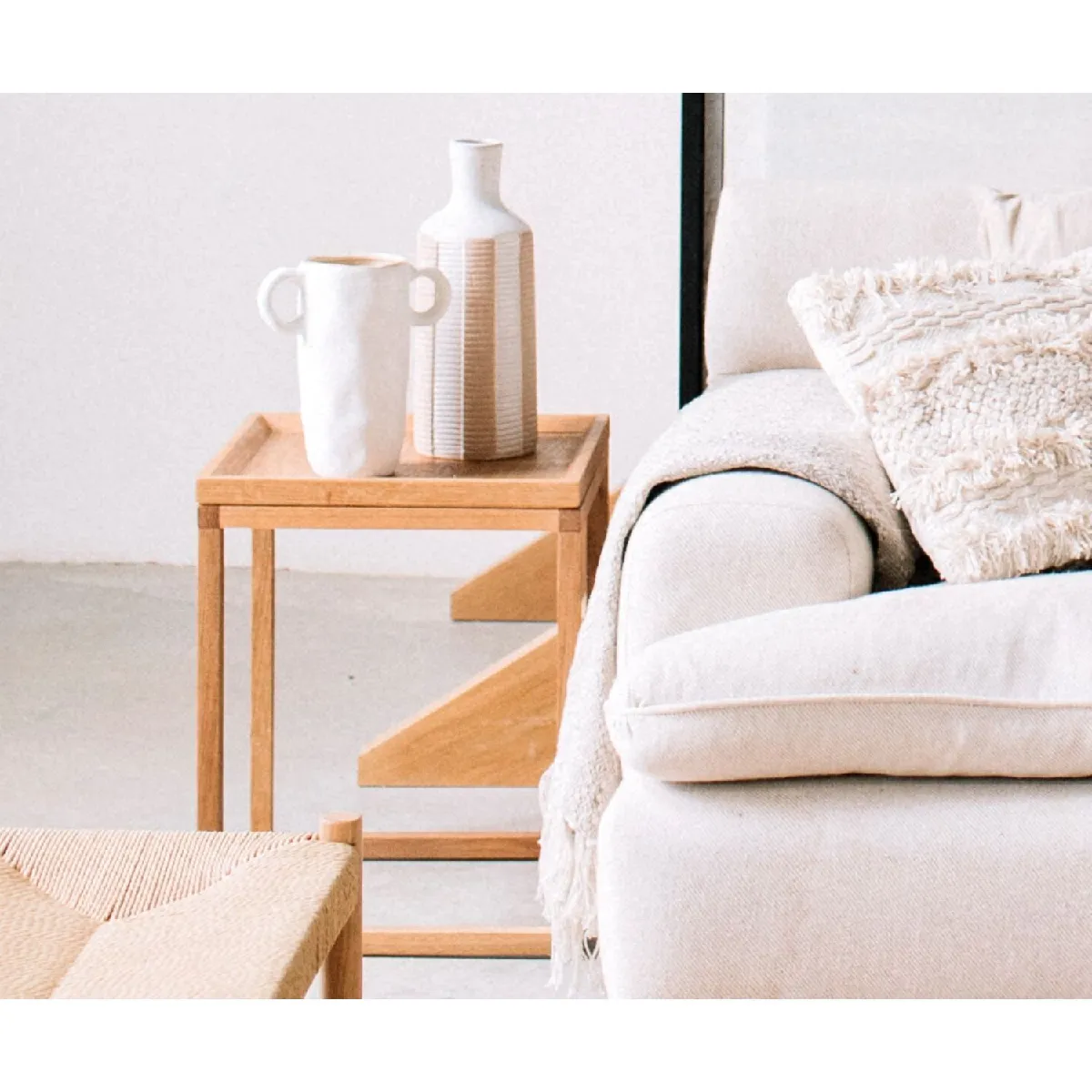 Meilleurs prix pour Table en chêne massif 40 x 40 x 50 cm