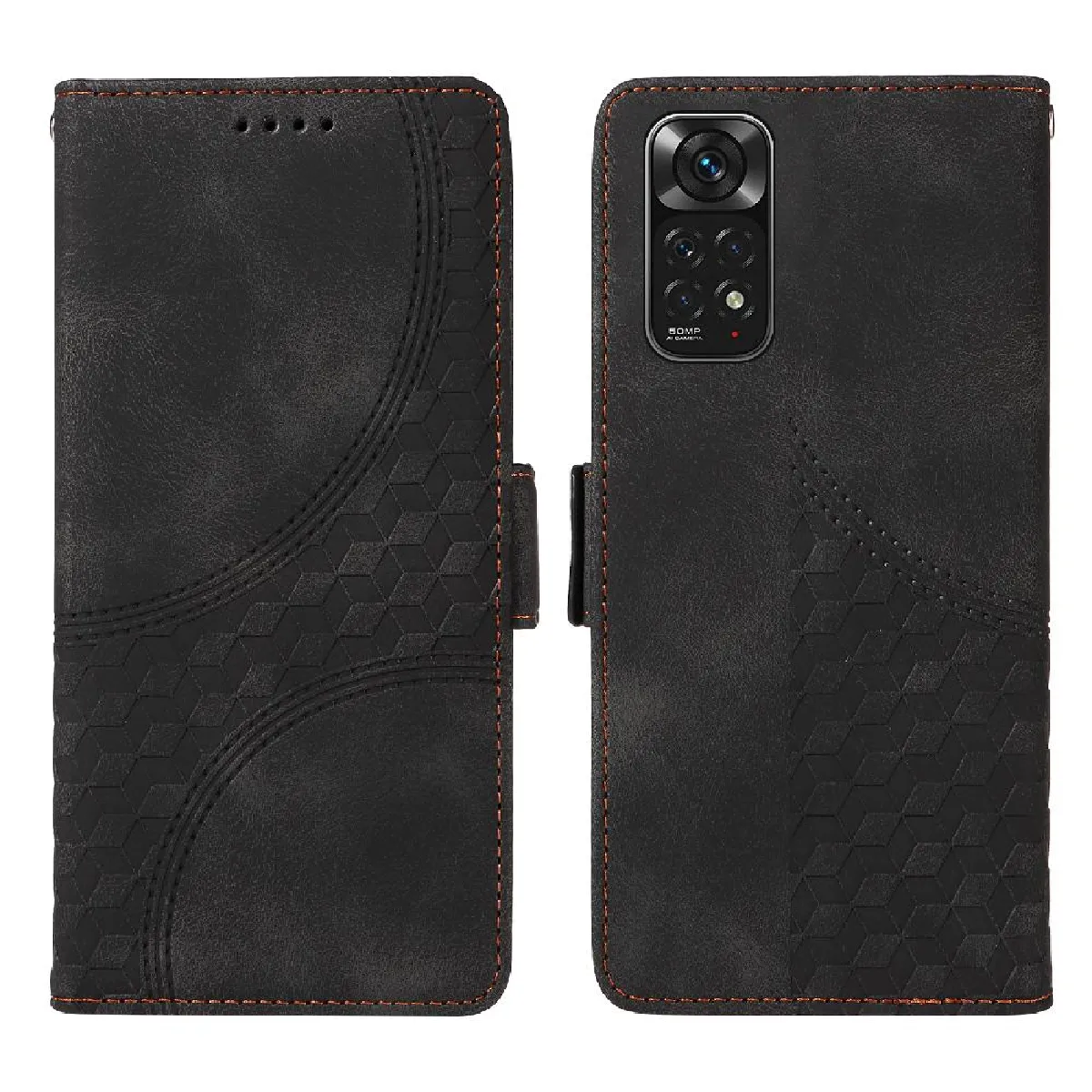 DESSEN Cover Trasparente Per Redmi Note 11S / Note 11 4G / Poco M4 Pro 5G - Custodia Silicone Antiurto Con Bordo Colorato - Verde Scuro - 3
