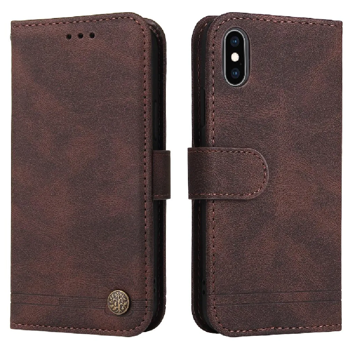 Étui de protection anti-choc pour LG K22 avec fente pour carte CRD en