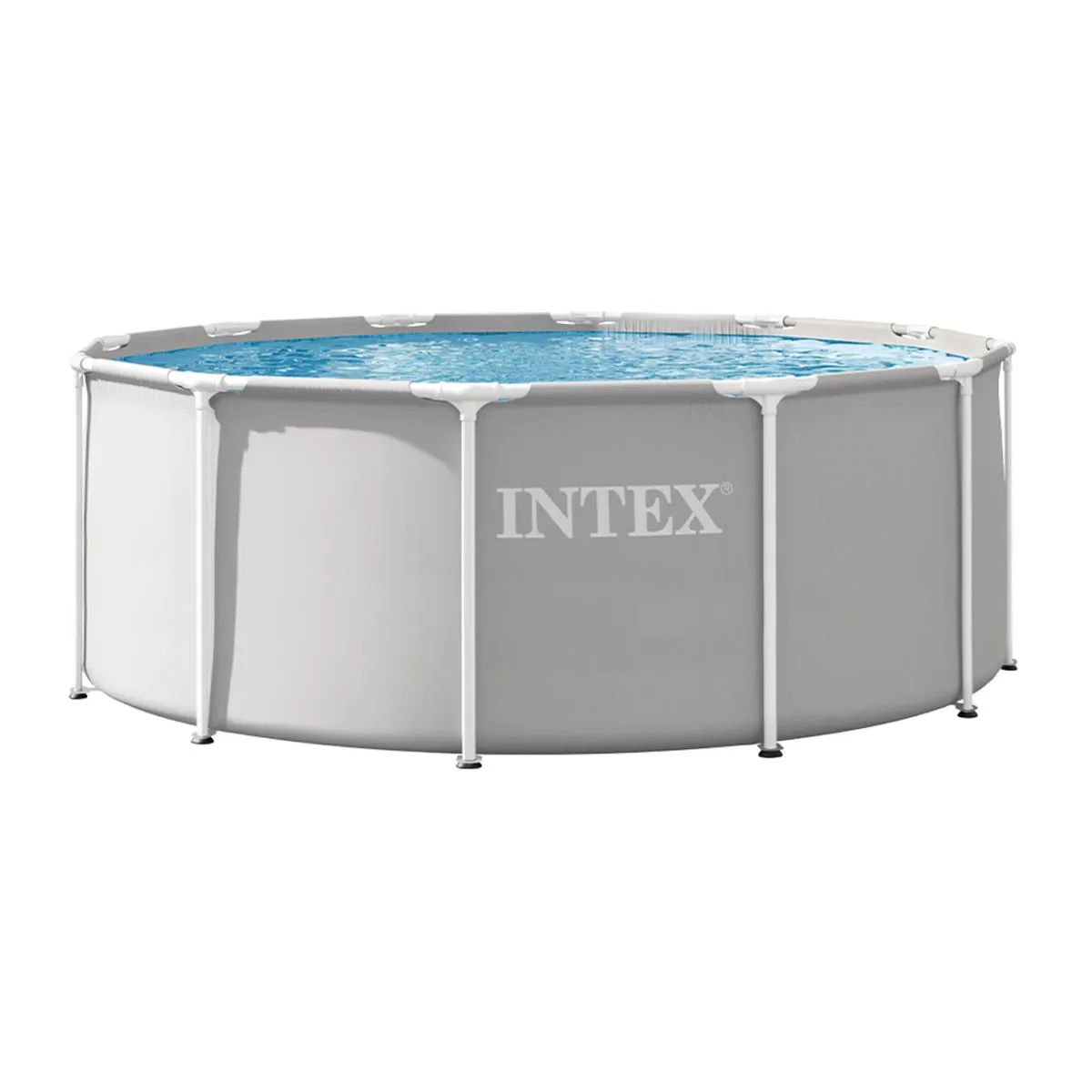 INTEX Piscine tubulaire Prism Frame ronde 3,66 x 1,22 m - 