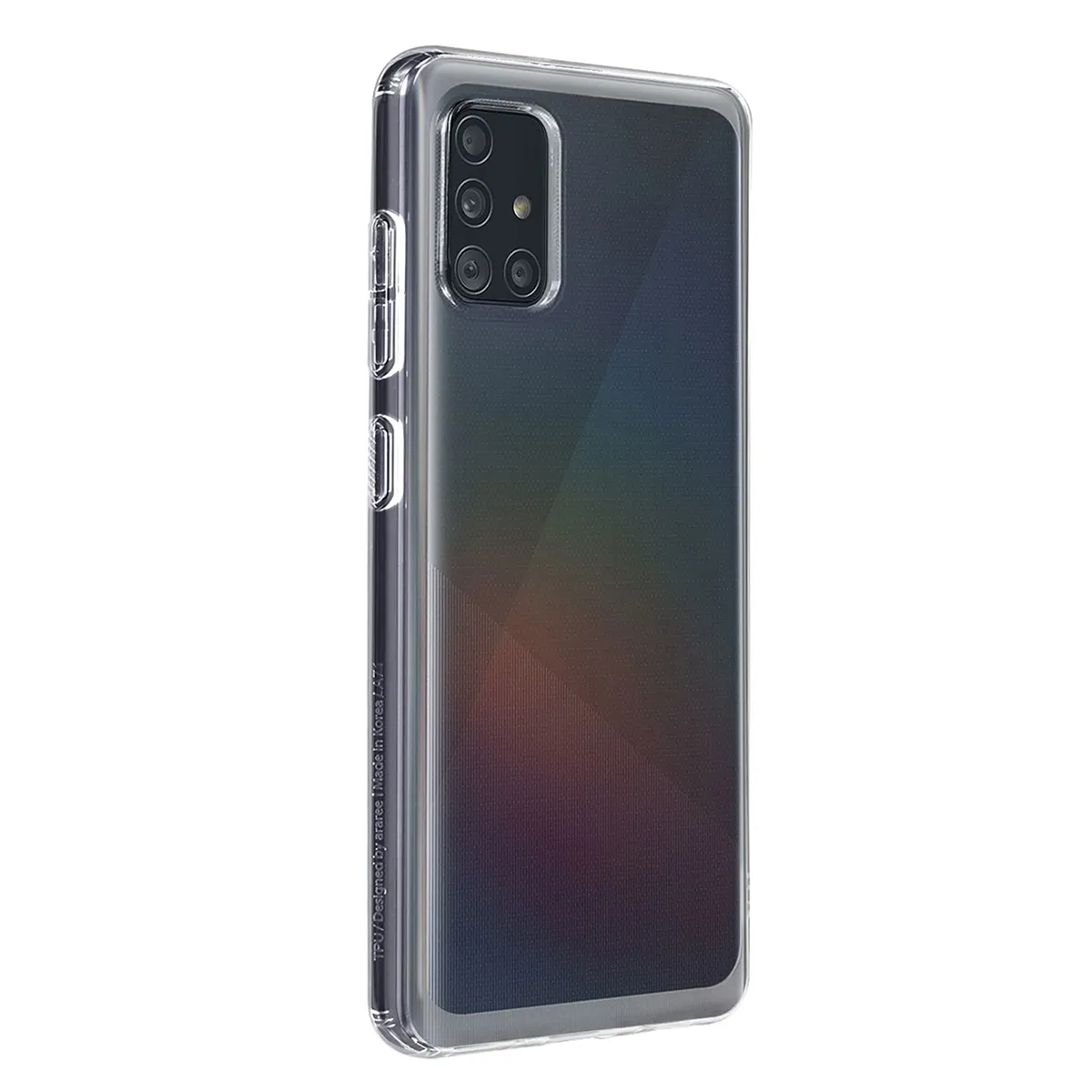 Samsung Coque arrière en silicone pour Galaxy A51 Transparente 8809664562044 - vue 2