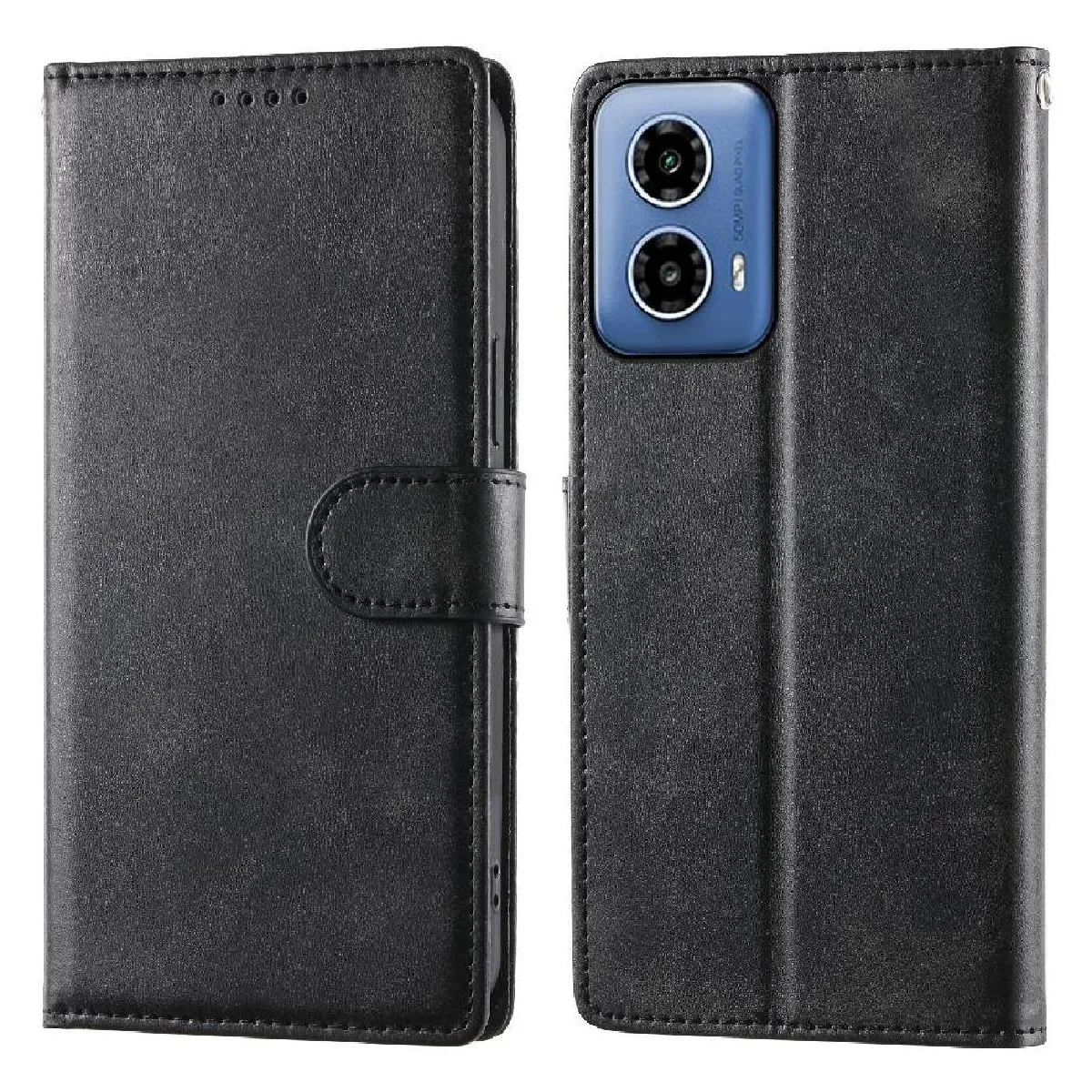 Flip Étui Pour Motorola MOTO G34 Portefeuille Fentes pour cartes Étui