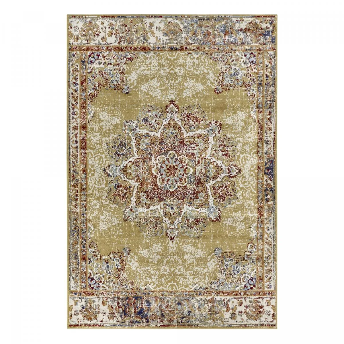 Tapis salon 80x240cm Or MADERNO