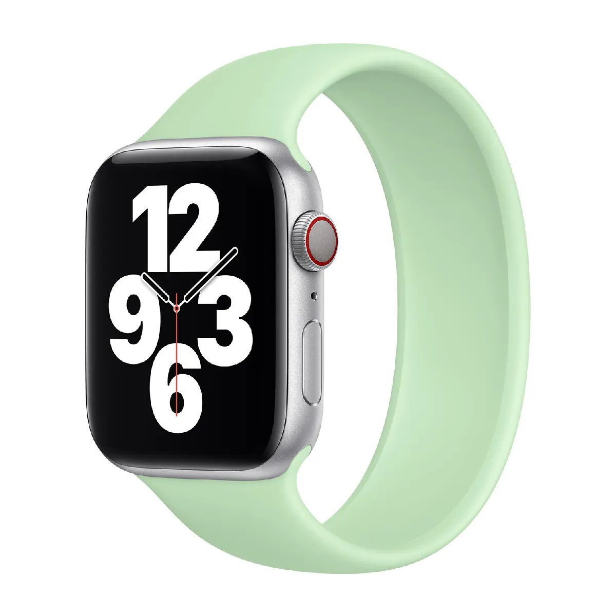 Bracelet Boucle unique en Silicone pour Apple Watch | 38404142 mm Taille 8 Pistachio Neuf - vue 4