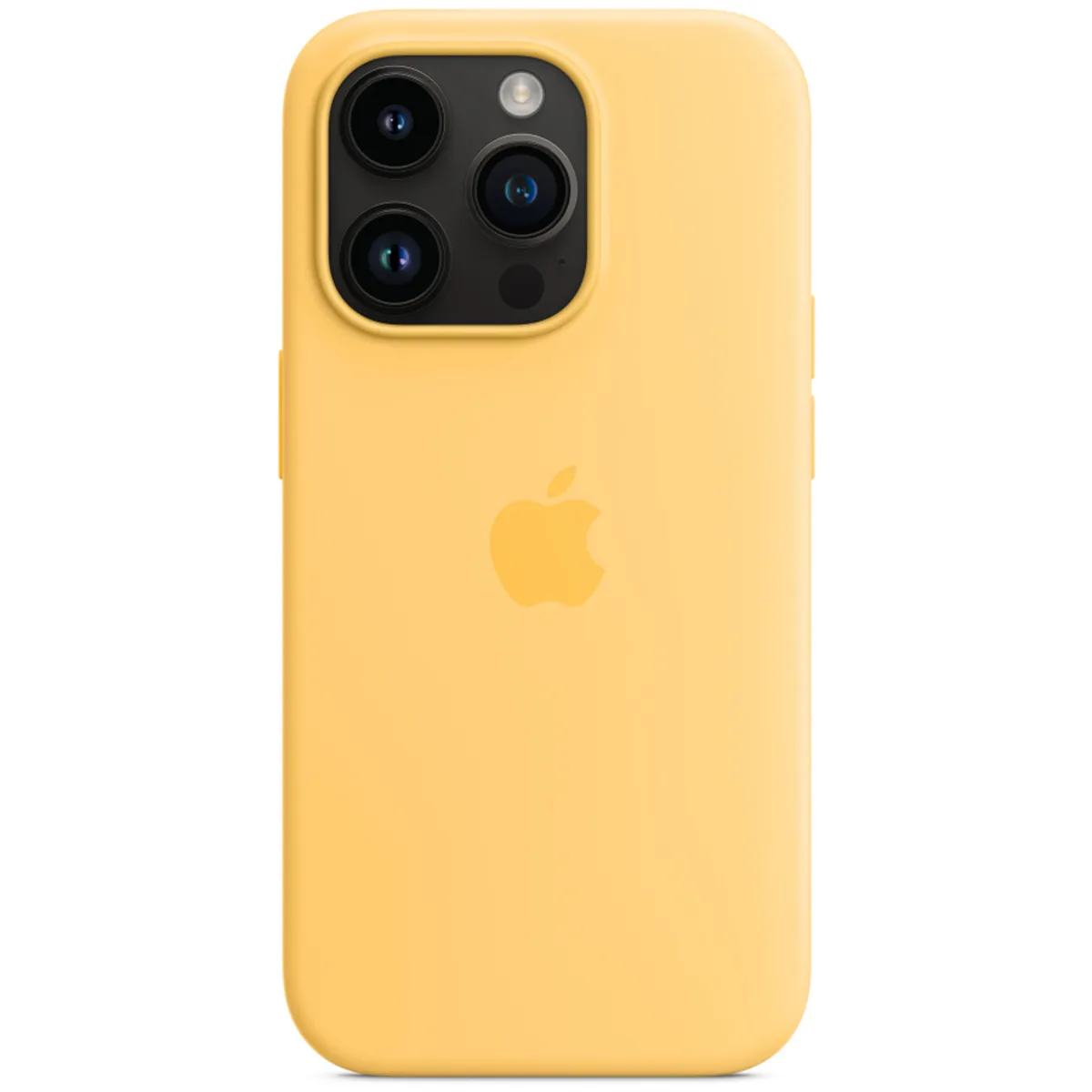 Coque en silicone MagSafe pour 'Apple iPhone 14 Pro Sunglow