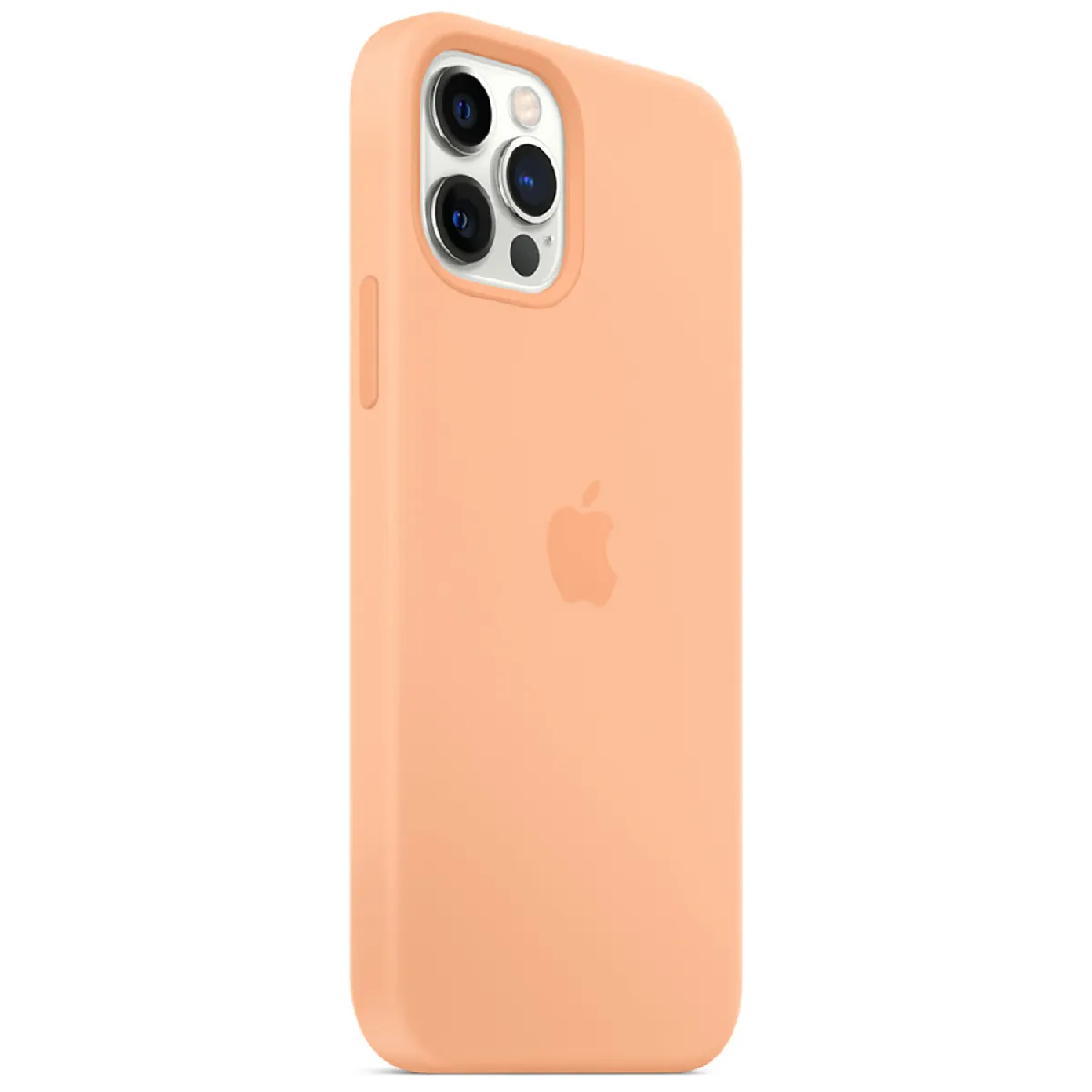 Coque en silicone MagSafe pour Apple iPhone 12 Pro Cantaloupe