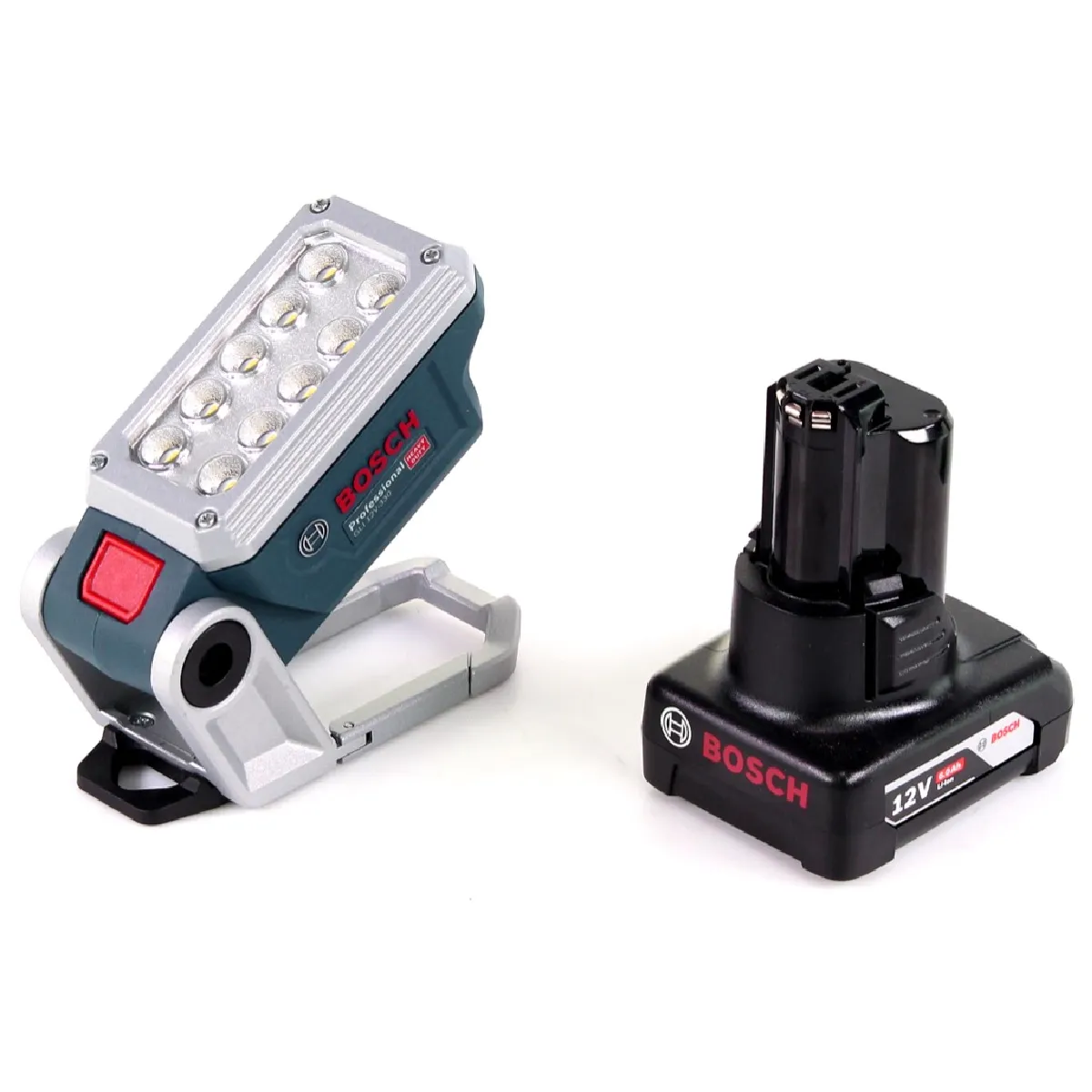Bosch Lampe sans fil GLI 12V-330 DeciLED + 1x batterie 6,0 Ah - sans chargeur