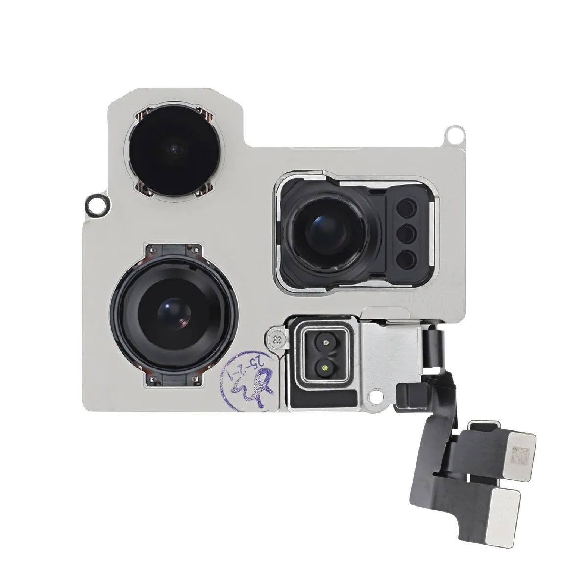 Avizar Noir/Argent Clappio Caméra Arrière Iphone 16 Pro