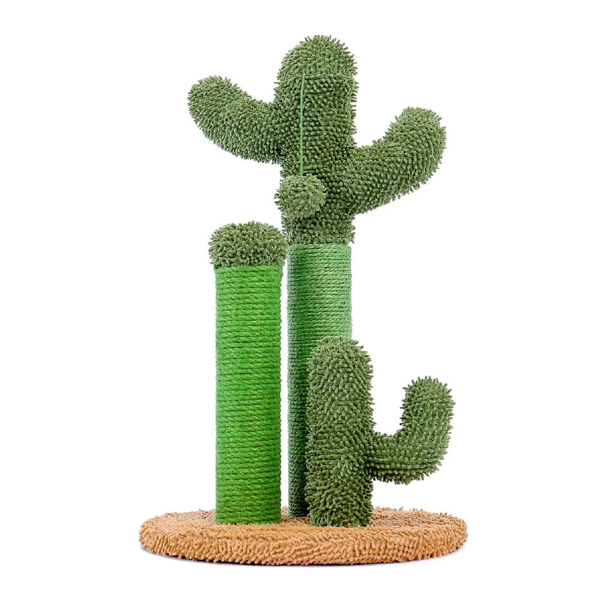 Meilleurs prix pour Arbre à Chat Cactus Lot de 3 Marron (L)