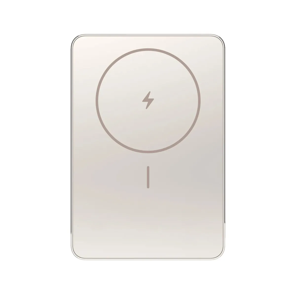 Xiaomi Super Slim Magnetic Power Bank 5000 Doré - vue 2