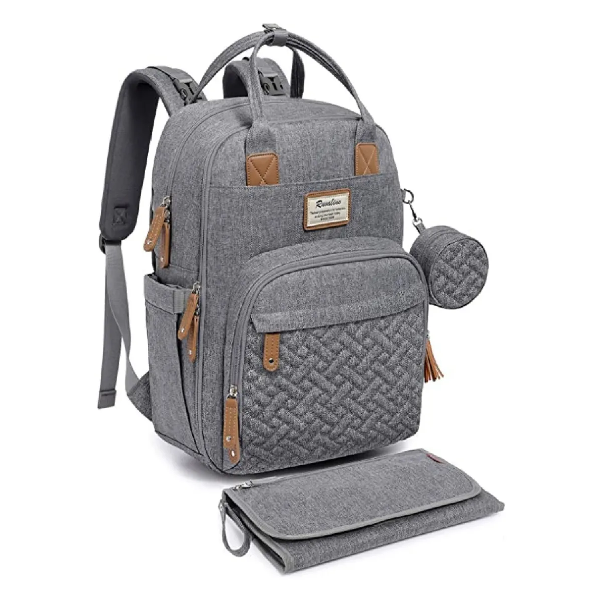 Sac à dos à langer bébé multifonctions 18 poches