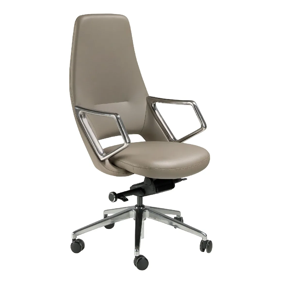 Fauteuil de bureau pivotant en similicuir - vue 5